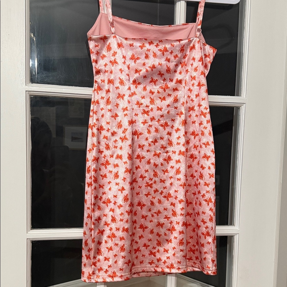 Urban Outfitters satin butterfly mini dress - Picture 3 of 6